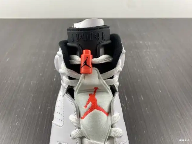 Rep TBK 384664-123 (2014) Infrared White Retro Jordan 6 0519